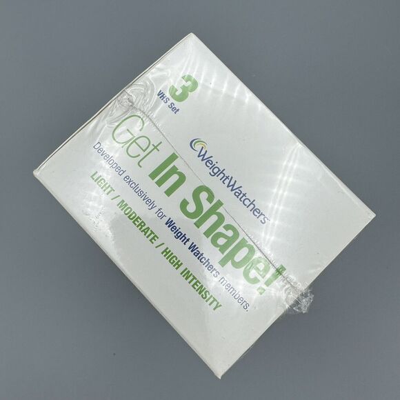 Weight Watchers Get in Shape 3 VHS Set Get Fit Get Moving Get Started New 2003 - Picture 6 of 7